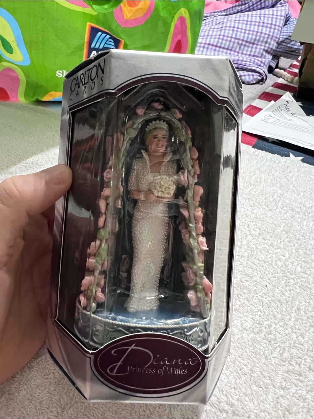 Carlton Cards 1998 Princess Diana Ornament Heirloom  10th Anniversary NIB